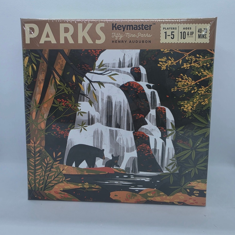 Keymaster PARKS Board Game 1st Edition Fifty-Nine Parks Henry Audubon New Sealed